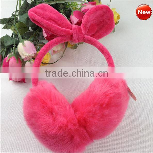 Solid Color Plush Cony Hair Soft Touch Earmuffs