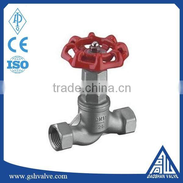 DIN Standard Stainless steel internal thread globe valve
