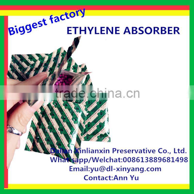 Ethylene absorbers for Mango, banana, mango, tomato, peach