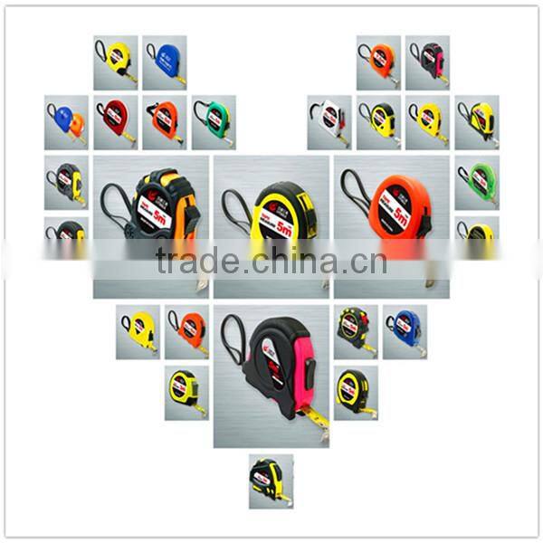 Manufacturer retractile rubber covered tape measure with your LOGO