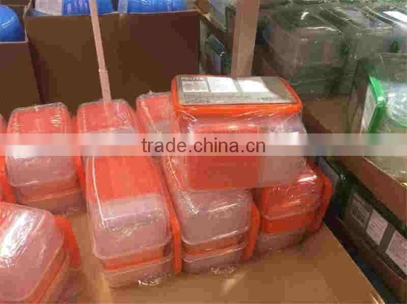 New design 17pcs a set plastic food container set with different size wholesale