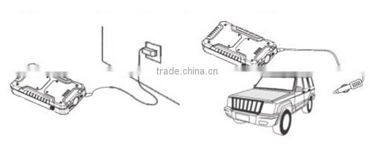 Starting current 200A Capacity 7500mAh automotive accessories car battery jump starter