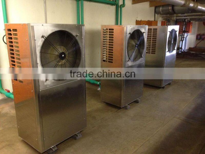 freestanding eco air source heat pump 19kw water heater for resteraunt