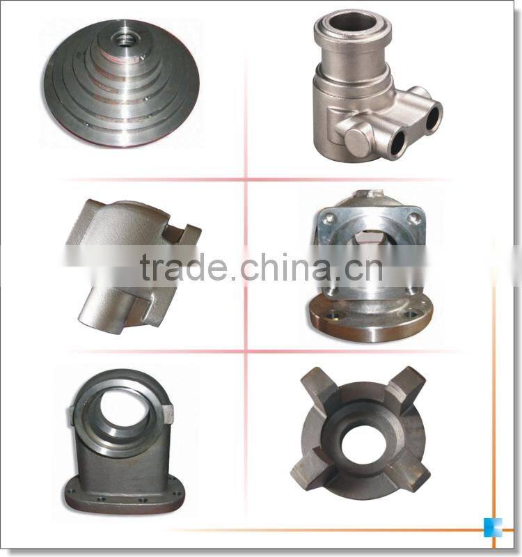 OEM best price industry casting parts/High Quality Cross-over Bend Anodizing Casting Part/Magnetic Valve Steel Casting Part