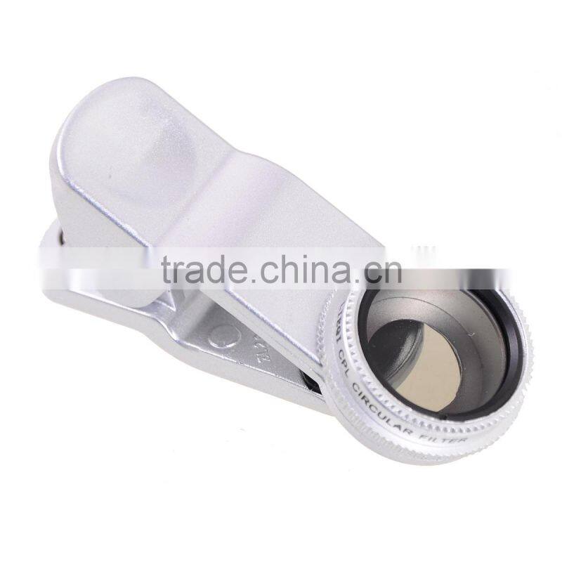 Hot Sale Universal Black Circular Filter Lens with Clip for Mobile Phone Camera Tablet PC
