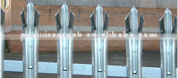 2015 hot sale low carbon steel wire palisade fence