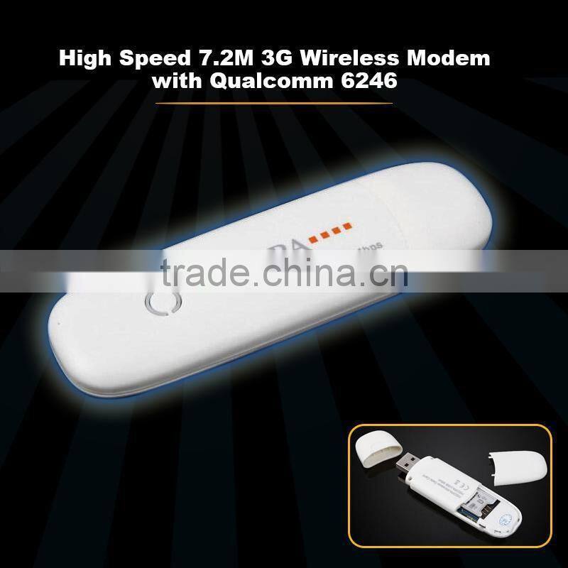 High speed 7.2m WiFi Router Wireless 3G 4G Modem USB Car Qualcomm 6246/7225 Chipset with EDGE