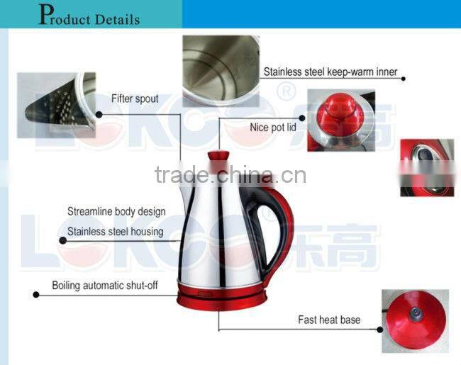 1.2L Mini Stainless Steel Electric Tea Kettle with Temperature Control LG-822D