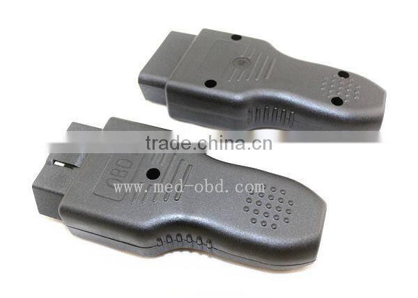 OBD2 Connector J1962 Male Plug with Enclosure and Relief