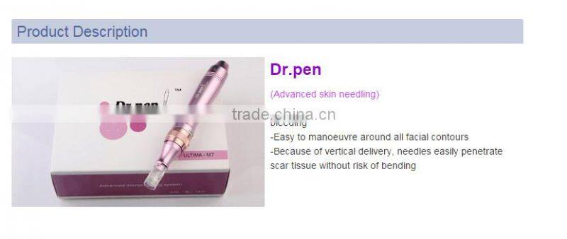 Hot sale personal Derma pen M7 Electric Micro Needle pen 2 batteries Rechargeable dermapen