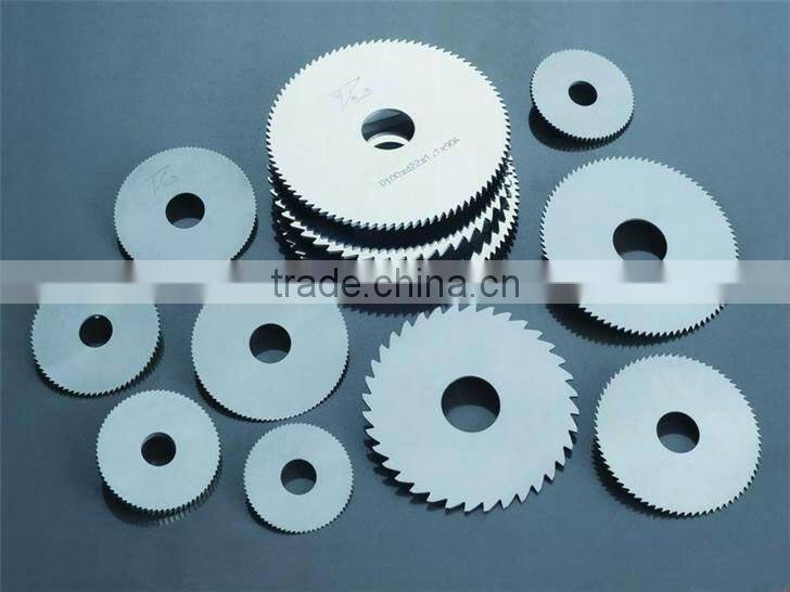 Cemented tungsten carbide slittering cutter for plastic cutting