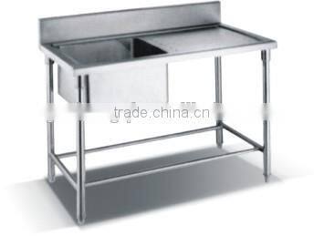 Hot sale stainless steel sink work bench ZQS-1T