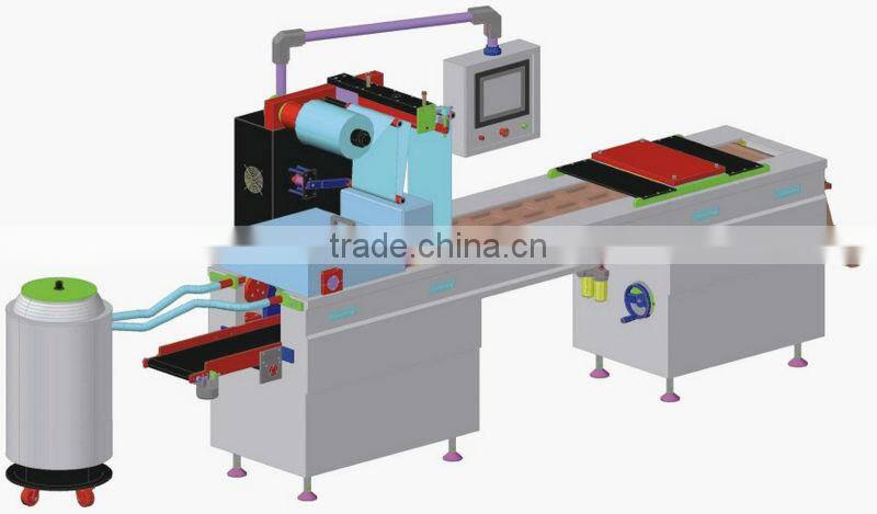 Automatic aluminum foil vacuum packing machine