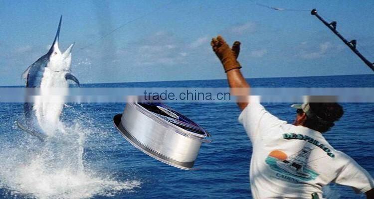 0.28mm 0.5LB package transparent nylon monofilament fishing line