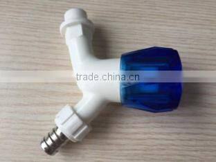 white color ABS/PVC Quarter Turn Plastic Taps/Faucet