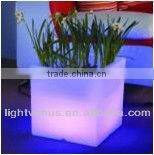 Glowing in the dark flower planter led garden lamp