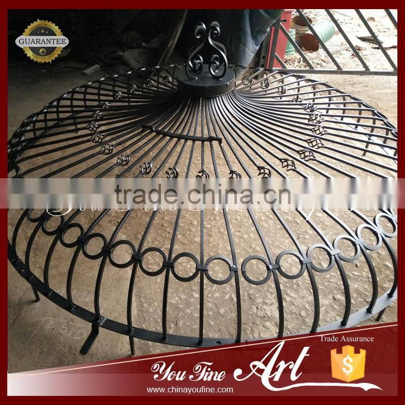 beautiful iron water well cover for home