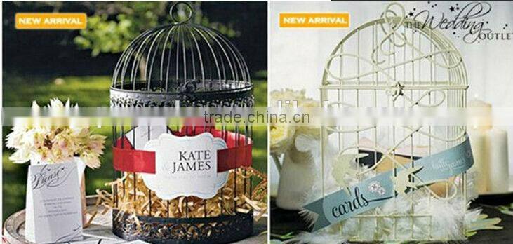 Stainless steel handmade Chinese bird cage antique