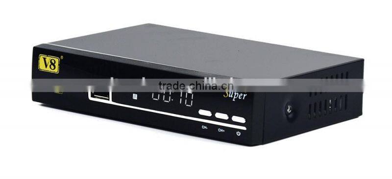 V8 Super DVB-S2 Full HD Set Top box TV Satellite Receiver With Ethernet Support WEB TV/IPTV/Youtube/Youporn/Redtube
