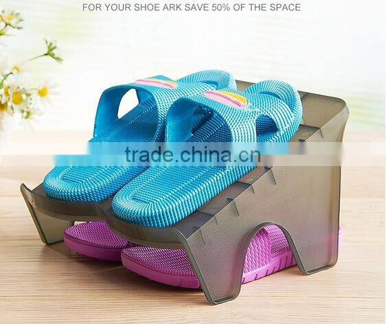 Multi-Function Double Layer Plastic Shoe Rack