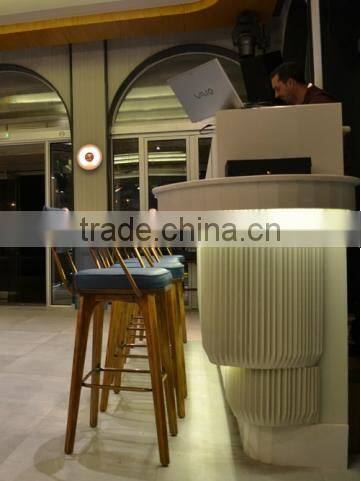 Modern Wooden Glass Night Club Cafe Home Restaurant Salon Bar Counter Design