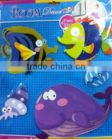 3D Fishes Decorative Wall Stickers