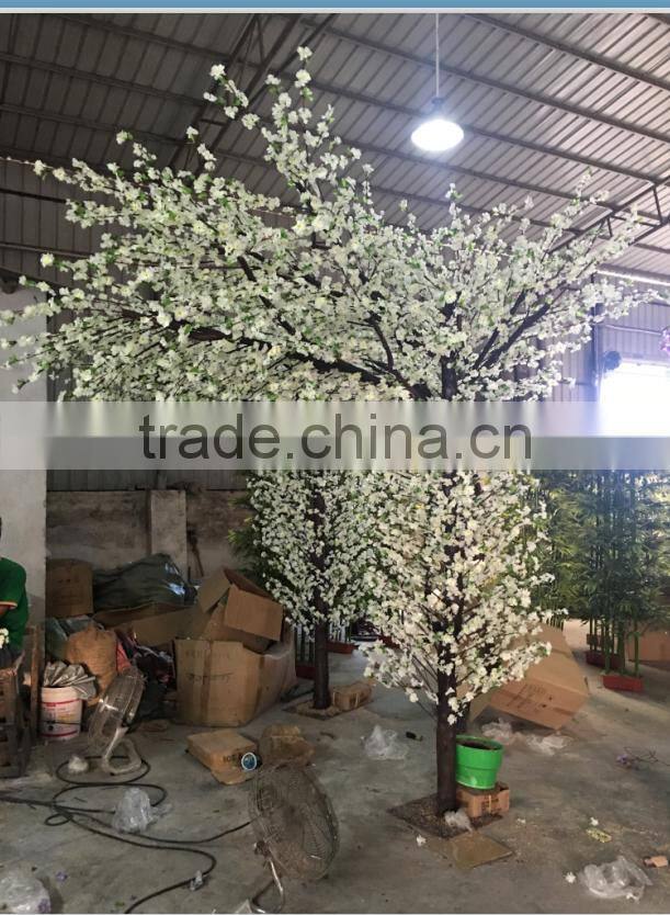 artificial peach flower tree for wedding decoration