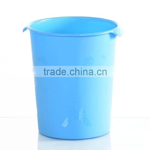 plastic round shape hotel trash can