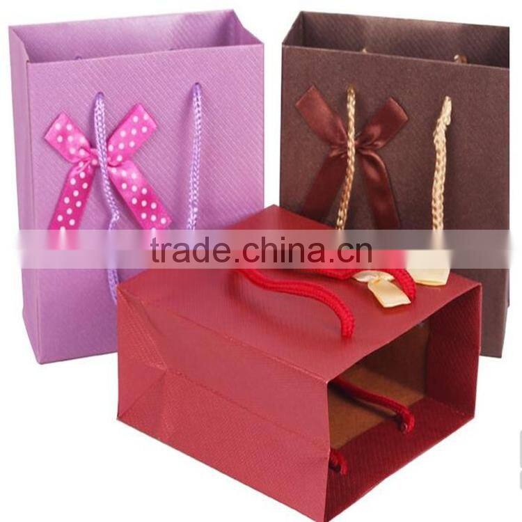 warp and weft paper material private ordering pharmacy paper bag / packaging machines sugar paper bag / handle for paper bag