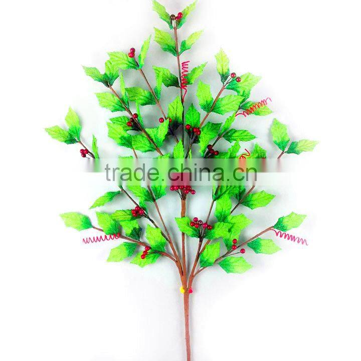 2015 new products decorative leaves branch