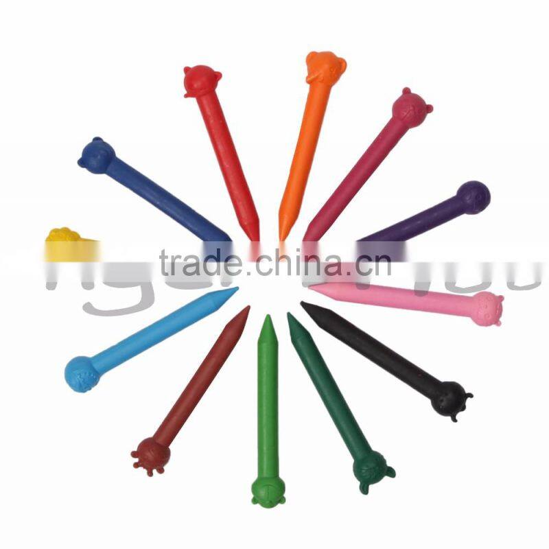 Cartoon Pattern 12 Animal Crayon Candle