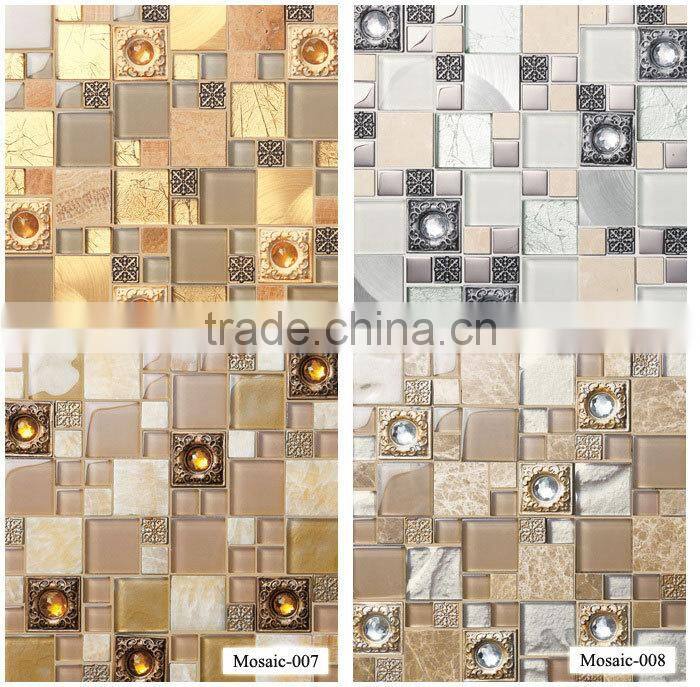 Grade A quality aluminium alloy mosaics kitchen backspalsh tile with low price
