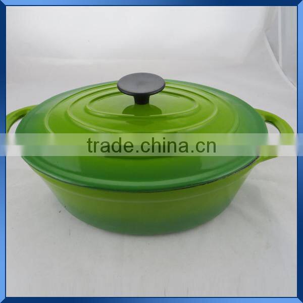 Cast iron enamel casserole