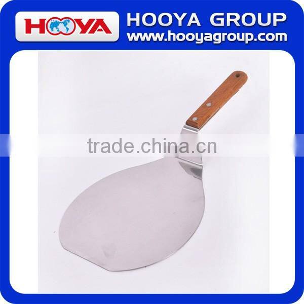 Stainless Steel Pancake Turner with Wood Handle