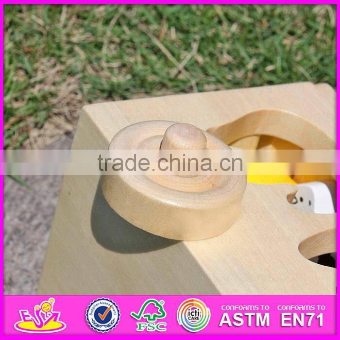 2015 Multifunction wooden pull and push toy for kids,Lovely wooden toy pull for children,Hot sale wooden baby car toy W05B074-A1