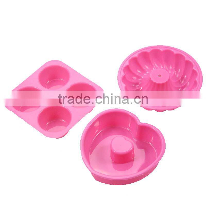 Popular silicone cupcake bake set,kids cake decorating set