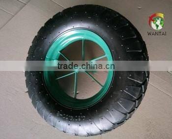 For wheelbarrow hot sale 3.50-8 pneumatic rubber wheel