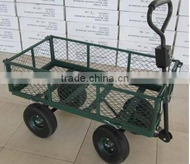 Garden hand tools four wheels heavy mesh tool cart TC1840