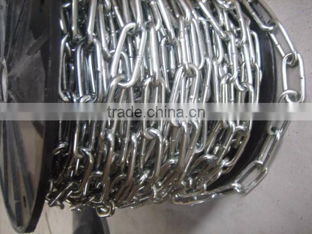 DIN763 long chain,welded link chain