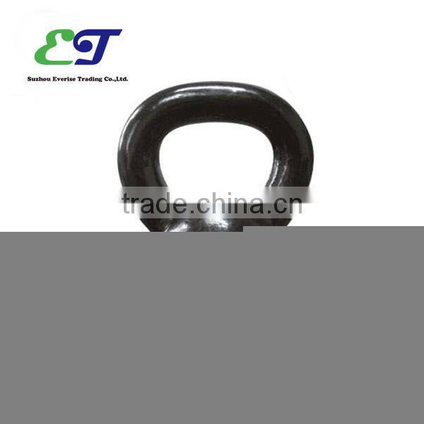 Black hammertone painted kettlebell