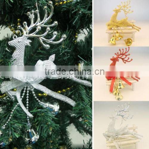Home Christmas Tree Ornament Deer Chital Hanging Xmas Baubles Party Decoration