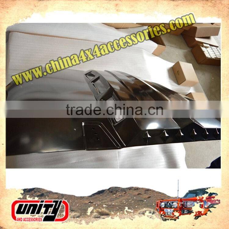 China Manufacture JK Engine Cover With Plastic Vents Hood Plate Avenger Hood Bonnet