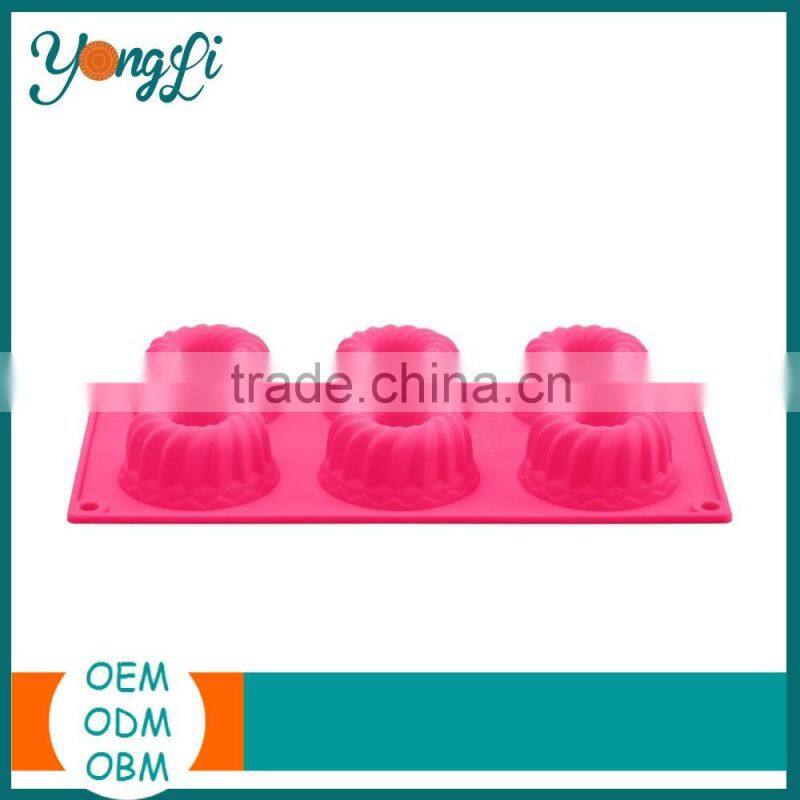 Non - Stick Dishwasher Safe Mini Ring Shape Silicone Cake Mold