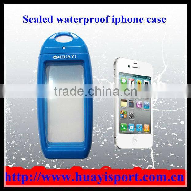 Swimmming silicone water mobile phone case