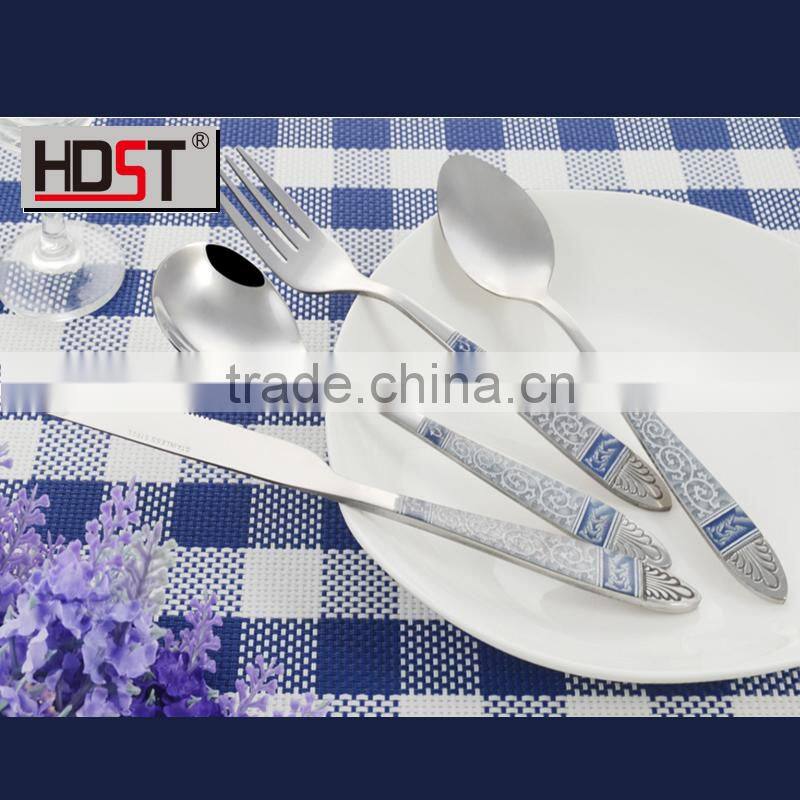 Elegant Hotel and Restaurant cutlery kitchenware,special flower handle cutlery kitchenware,mirror polish cutlery kitchenware