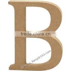 wooden MDF Letter B, alphabet letter