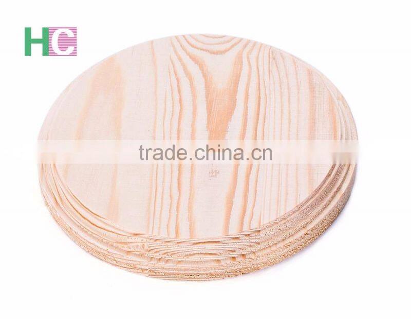 2016 Handcraft Unfinished Square Wooden Serving Plate