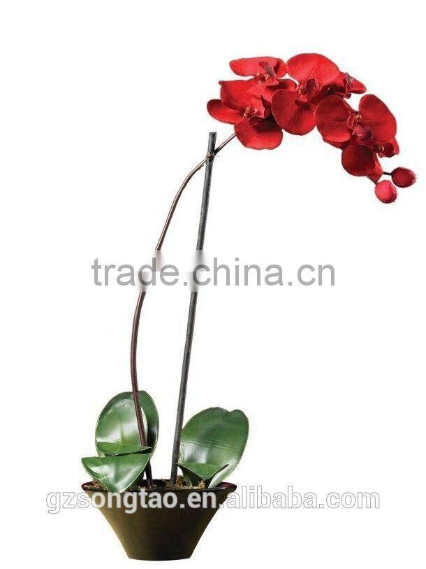 Silk Flowers Garden Decor Home Artificial High quality Plant Butterfly Orchid