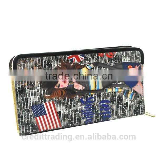 Custom Print Leather Wallet ,Money Wallet