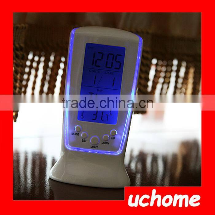 UCHOME Table Clock Student Clcok Alarm Thermometer Calendar Clock